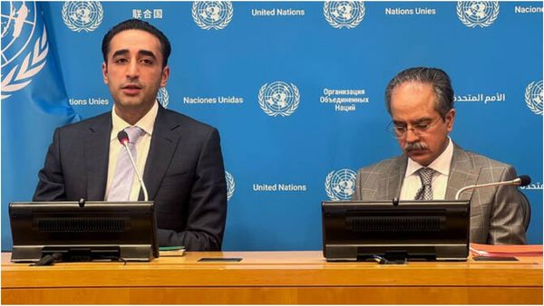 ஐநா செய்தியாளர் சந்திப்பில் 'பல்ப்'! பாக்.முன்னாள் அமைச்சர் பிலாவல் பூட்டோவின் உளறலை பாருங்க!