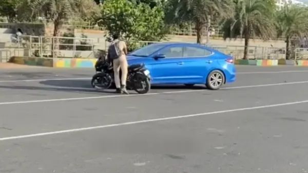 மனைவி மீது கோபம்! சென்னை மெரினாவில் அதிவேகமாக ஓட்டிய நீல நிற காரின் ஓனர் வாக்குமூலம்