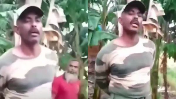 BSF வீரரை கடத்தி.. மரத்தில் கட்டிவைத்த வங்கதேசத்தினர்.. வெளியான அதிர்ச்சி வீடியோ