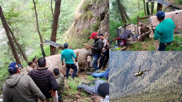 அடுத்த கொடுமை! உத்தரகாண்டில் நொறுங்கி விழுந்த ஹெலிகாப்டர்.. குழந்தை உட்பட 5 பேர் பலி