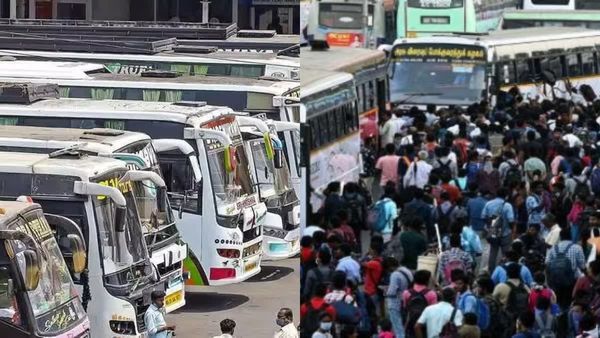 ஆம்னி பஸ்களில் 4 ஆயிரம் கட்டணம்.. தென் மாவட்ட பயணிகள் அதிர்ச்சி.. ரயில்களிலும் அலைமோதும் கூட்டம்