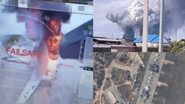 மரக்கட்டைகளுடன் மறைத்து லாரிகளில் போன டிரோன்கள்.. ரஷ்யா கண்ணில் மண்ணை தூவிய உக்ரைன்