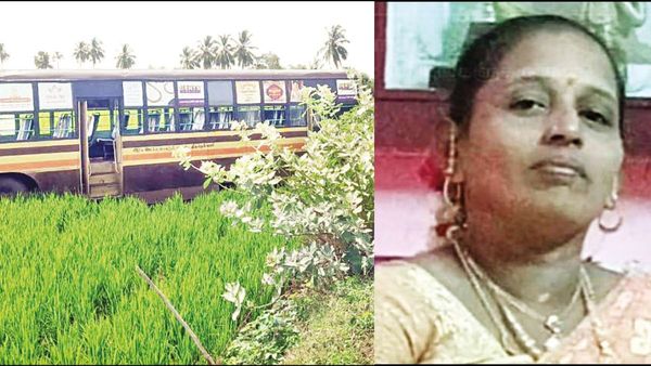 திரும்பாத ஸ்டியரிங்? நேரா வயலுக்குள் பாய்ந்த அரசு பஸ்.. பலியான ஜெயலட்சுமி.. நெல்லை அருகே சோகம்!