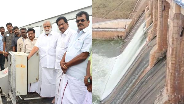 வைகை அணையில் தண்ணீர் திறப்பு.. விநாடிக்கு 900 க.அடி.. மதுரை, திண்டுக்கல் மாவட்ட விவசாயிகள் மகிழ்ச்சி