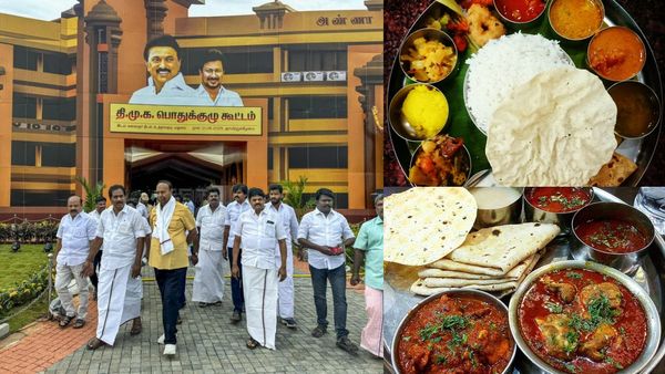 48 வகை உணவுகள்.. சைவம் + அசைவம்.. திமுக பொதுக்குழுவில் சுடச்சுட ரெடியாகும் ட்ரீட்! லிஸ்ட்டை பாருங்க