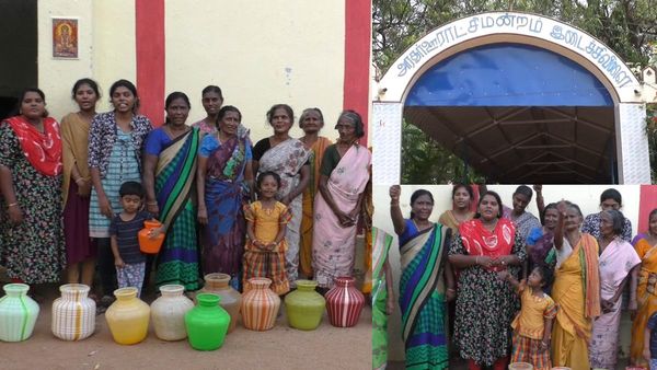 வீட்டுக்கு வீடு பைப் போடுறதா பணத்தை வாங்கி பஞ்சாயத்து பண்ண மோசடி.. பனைவிளை மக்கள் போராட்டம்