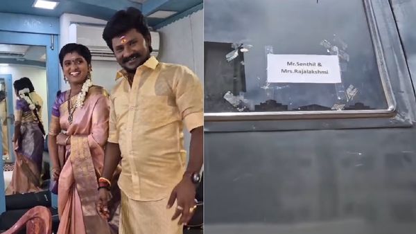 Mrs Rajalakshmi Caravan: கேரவன் வீடு மாதிரி இருக்குமா? உள்ளே போய் பாத்துரணுமே! ஏங்கிய ராஜலட்சுமி!