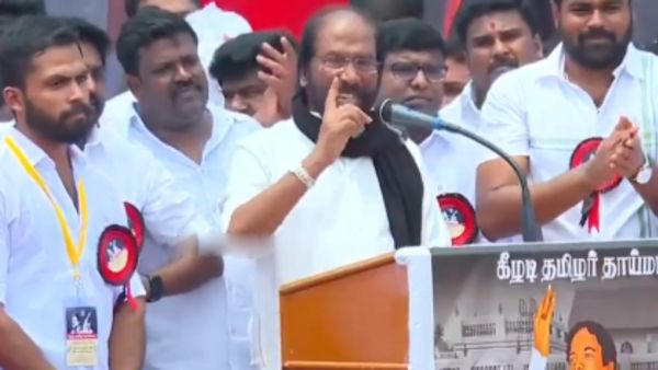 நீ யார் எங்களின் வரலாற்றை மறைப்பதற்கு? மதுரையில் கொந்தளித்த திமுக எம்.பி திருச்சி சிவா