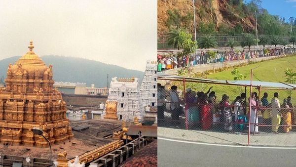 திருப்பதி ஏழுமலையானை தரிசிக்க 24 மணி நேரம்! 3 கி.மீ. தூரம் வரை பக்தர்கள் கியூ!