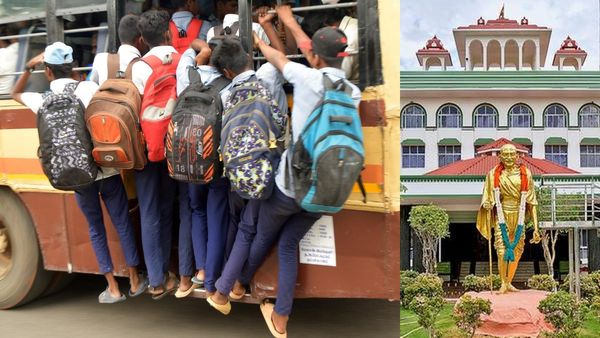 பஸ் படிக்கட்டில் தொங்கும் மாணவர்கள் மீது வழக்கு பதியலாம்.. மதுரை ஹைகோர்ட் அதிரடி உத்தரவு