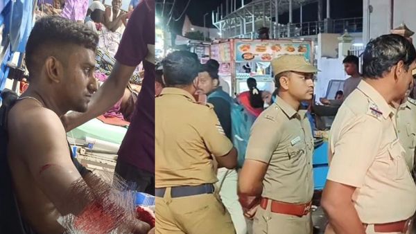 நெல்லையில் அதிர்ச்சி சம்பவம்! தகராறை தட்டிக்கேட்ட போலீஸ்காரருக்கு அரிவாள் வெட்டு.. தப்பி ஓடிய கும்பல்