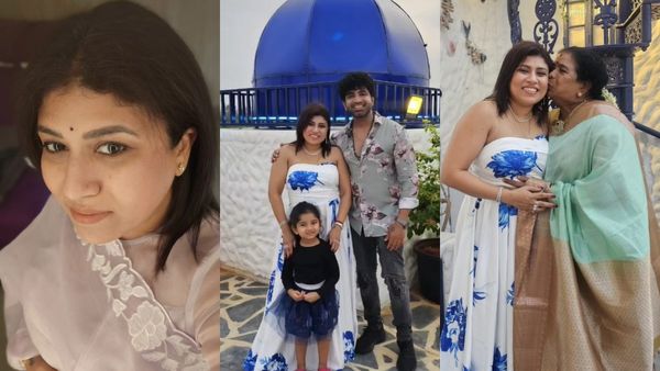 எங்க வீட்டில் விசேஷம்.. கணவருடன் மகிழ்ச்சியை பகிர்ந்த அருண் விஜய் மனைவி.. குடும்பமே வாழ்த்துது