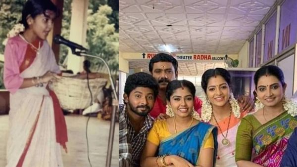 புடவை கட்டி மைக்கில் பேசும் இந்த சிறுமி யார் தெரியுதா? விஜய் டிவி பாண்டியன் ஸ்டோர்ஸ் நடிகை தான்! ஆனால், பாவம்!