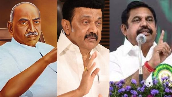 பச்சை பொய்! கருணாநிதியின் கையைப் பிடித்து காமராஜர் புகழ்ந்தாரா? எடப்பாடி டென்ஷன்