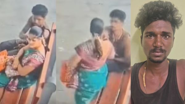 சென்னை ரயில் நிலையத்தில் பட்டப்பகலில் செயின் பறிப்பு.. சிசிடிவி காட்சியால் போலீசில் சிக்கிய இளைஞர்