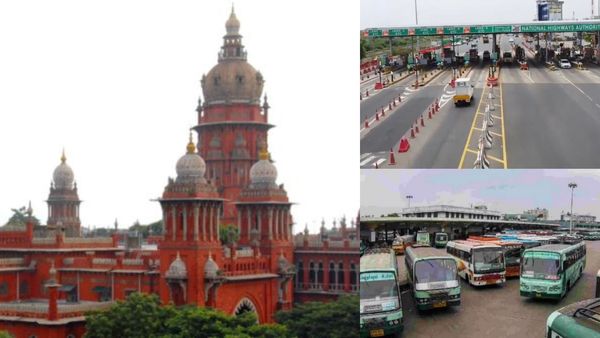 மதுரை உள்பட 4 சுங்கச்சாவடிகளில் அரசு பஸ்களுக்கு தடை விலக்கப்படுமா? ஐகோர்டில் இன்று விசாரணை
