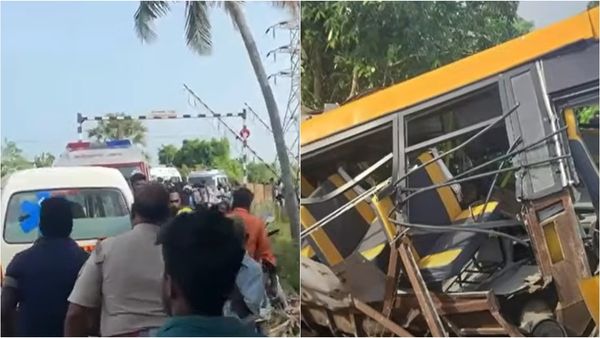 கடலூரில் ரயில் பள்ளி வேன் மீது மோதியது எப்படி.. கேட் கீப்பர் vs டிரைவர்.. அஜாக்கிரதை காரணமா?