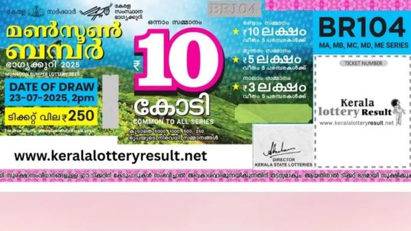 கேரள மான்சூன் பம்பர் லாட்டரி: ரூ.10 கோடியை அள்ளிய அதிர்ஷ்டசாலி.. எந்த ஊரில் வாங்கிய டிக்கெட் பாருங்க