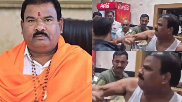 என்னய்யா சமையல் இது? கேன்டீன் காண்ட்ராக்டர் முகத்தில் குத்து விட்ட எம்எல்ஏ.. கொடூர அட்டாக்