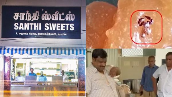 நெல்லை சாந்தி ஸ்வீட்ஸ் அல்வாவில் ”தேள்..” உணவு பாதுகாப்புத்துறை நோட்டீஸ்.. வாடிக்கையாளர்கள் அதிர்ச்சி