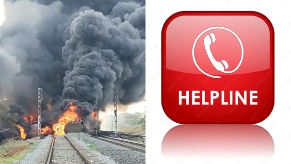 ரயில் தீ விபத்து.. ரயில் சேவை பாதிப்பால் பயணிகள் அவதி.. உதவி எண்களை அறிவித்தது தெற்கு ரயில்வே!