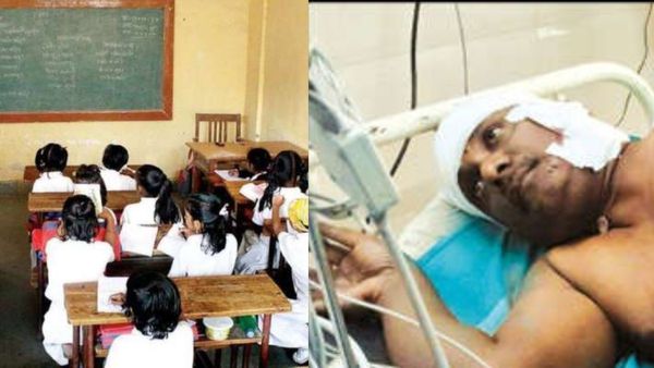 தள்ளாடியபடி கிளாஸ்க்கு வந்த பிளஸ் 2 மாணவர்கள்.. கேள்வி கேட்ட ஆசிரியருக்கு மது பாட்டிலால் பதில்.. அதிர்ந்த சிவகாசி