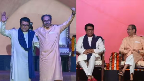 20 ஆண்டு பகை பறந்தது.. ஒன்றான உத்தவ் - ராஜ் தாக்கரே.. பால் தாக்கரே செய்ய முடியாததை செய்த பட்னாவிஸ்