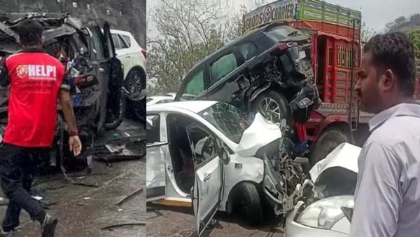 மும்பை - புனே தேசிய நெடுஞ்சாலையில் கொடூர விபத்து.. அடுத்தடுத்து 20 வாகனங்கள் மீது மோதிய லாரி! எப்படி நடந்தது?
