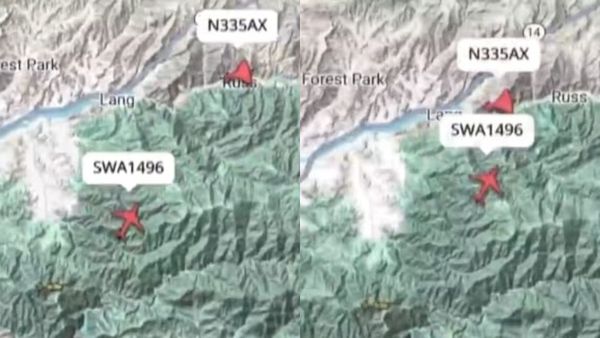 வானில் திடீரென குறுக்கே வந்த போர் விமானம்.. நூலிழையில் தப்பிய பயணிகள் விமானம்.. திக்திக் நிமிடங்கள்