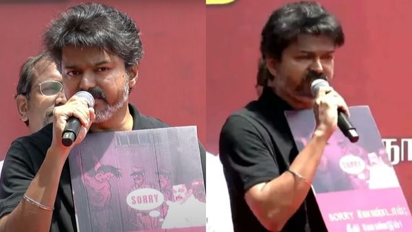 லாக்-அப் மரணத்திற்காக போராட வந்துவிட்டு.. பாதிக்கப்பட்டவர் பெயரையே மாற்றி சொன்ன விஜய்!