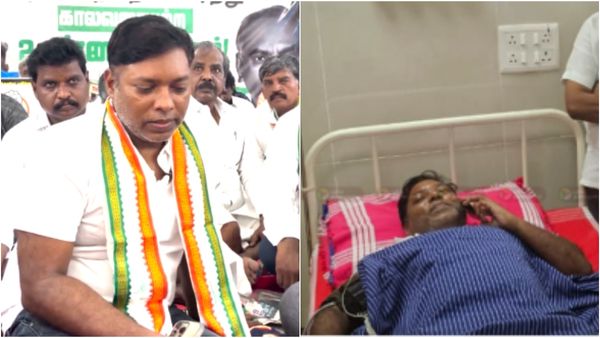திடீரென மயங்கிய காங்கிரஸ் எம்பி சசிகாந்த் செந்தில்! உண்ணாவிரதத்தில் ஈடுபட்டவர் மருத்துவமனையில் அனுமதி