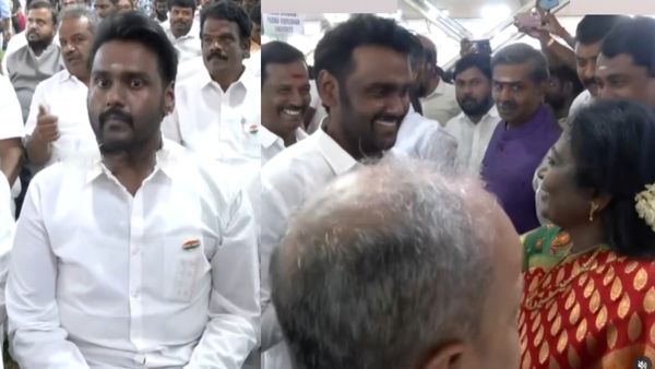 ஆளுநர் மாளிகை தேநீர் விருந்தில் விஜய பிரபாகரன்! பார்த்ததுமே தமிழிசை தோளை தட்டி சொன்ன வார்த்தை!