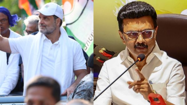 ராகுல் காந்தி பேரணியில் முதல்வர் ஸ்டாலின் பங்கேற்பு.. திறந்த ஜீப்பில் ஊர்வலம்
