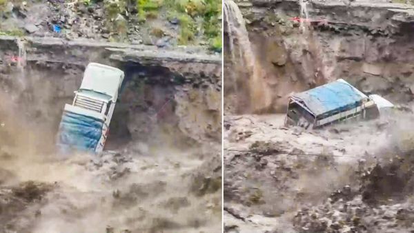 இமாச்சல பிரதேசத்தில் மீண்டும் வெள்ளம்.. மணாலி நெடுஞ்சாலை முடங்கியது! மின்சாரம் இல்லாமல் மக்கள் அவதி