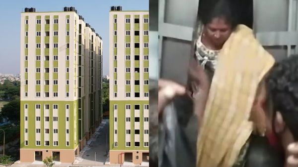 சென்னை வண்ணாரப்பேட்டையில் அடுக்குமாடி ‘லிப்டில்’ சிக்கி தவித்த பெண்கள்.. உடைக்கப்பட்ட கதவு