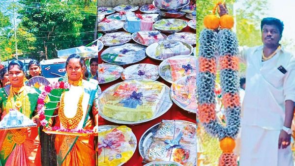 மதுரையில் 50 பவுன் தங்கம், 22 லட்சம் ரொக்கம்.. டிராக்டரில் 2 கோடி பொருள்.. அசர வைத்த தாய்மாமன் சீர்