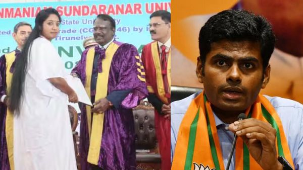 நெல்லையில் ஆளுநர் கையால் பட்டம் வாங்க மறுத்த மாணவியின் பின்னணி இதுதான்.. அண்ணாமலை அட்டாக்