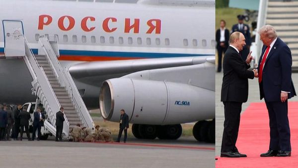 மண்டியிட்ட அமெரிக்க படை வீரர்கள்.. புதின் விமானம் தரையிறங்கியபோது நடந்த சம்பவம்.. கவனிச்சீங்களா!