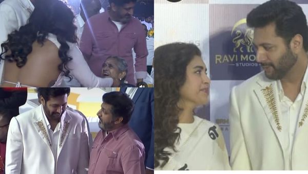 Ravi Mohan: விழாவில் ரவி மோகனின் அம்மா கன்னத்தை கிள்ளிய கெனிஷா! மோகன் ராஜா ரியாக்ஷன்! சம்பவம் இருக்கு