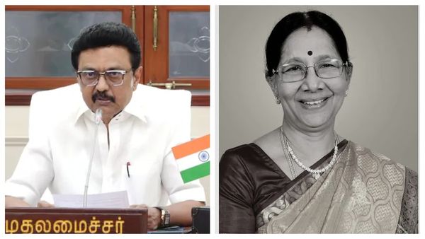 டி.ஆர்.பாலு மனைவி ரேணுகாதேவி மறைவு.. முதல்வர் மு.க.ஸ்டாலின் இரங்கல்