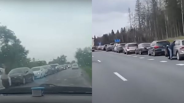 ஸ்தம்பித்த ரஷ்யா.. பெட்ரோல், டீசலுக்கு பெரும் தட்டுப்பாடு.. பல கிமீ காத்திருக்கும் வாகனங்கள்