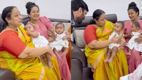 பாட்டி பாசம் அளவில்லாதது.. சினேகன் குழந்தைகளை தூக்கிக் கொஞ்சிய நடிகை நளினி! நெகிழ்ந்த கன்னிகா! குவியும் பாராட்டு