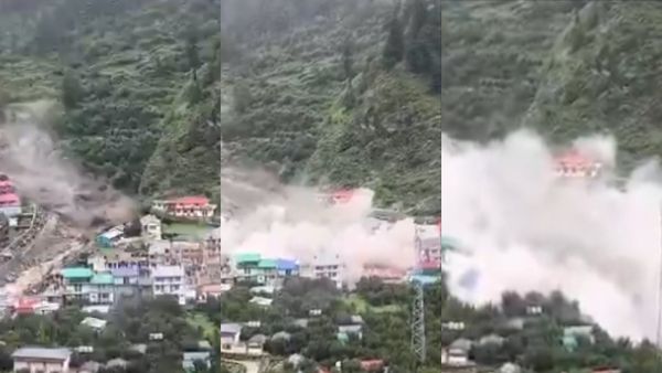 உத்தரகாண்டில் மேகவெடிப்பு.. கிராமத்தையே மொத்தமாக விழுங்கிய வெள்ளம்.. அதிரவைக்கும் ”வீடியோ” காட்சிகள்