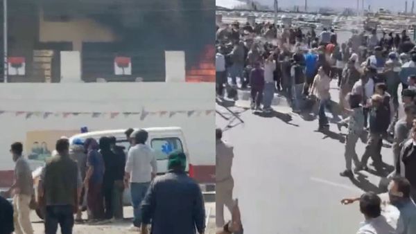 பற்றி எரியும் லடாக்.. பாஜக அலுவலகத்துக்கு தீவைப்பு.. மாநில அந்தஸ்து கோரிய போராட்டத்தில் வன்முறை