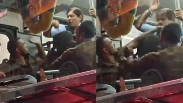 ஏய் என்ன நினைச்சிட்டு இருக்க! பெங்களூர் அரசு பஸ்சில் டிரைவருக்கு பளார் விட்ட பெண்.. திகைத்த பயணிகள்! வீடியோ