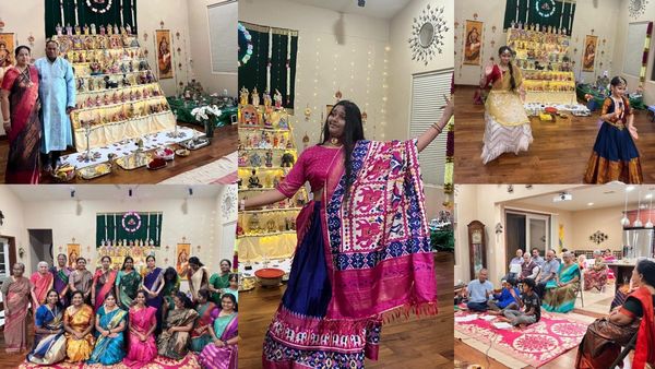 அமெரிக்காவின் கலிபோர்னியாவில் நவராத்திரி கொலு! தசாவதாரம் முதல் கைலாயத்தில் சிவன் வரை! அசத்தல்