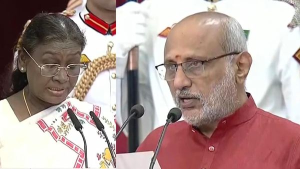 துணை ஜனாதிபதியாக பதவியேற்றார் சிபி ராதாகிருஷ்ணன்.. ஜெகதீப் தன்கர் - மோடி பங்கேற்பு