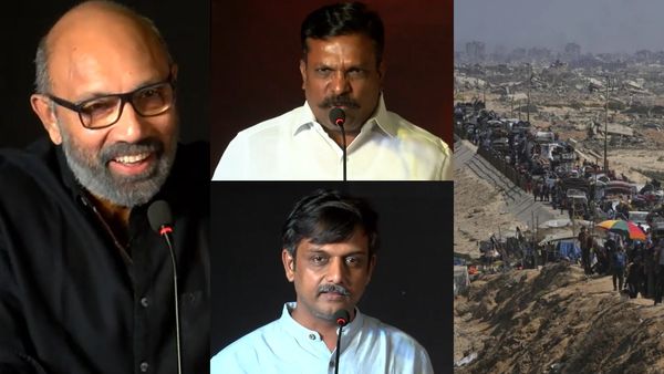 திருமாவளவன், திருமுருகன் காந்தி ரியல் ஹீரோ.. நாங்க வெறும் நிழல்.. காசா மக்களுக்காக கர்ஜித்த சத்யராஜ்