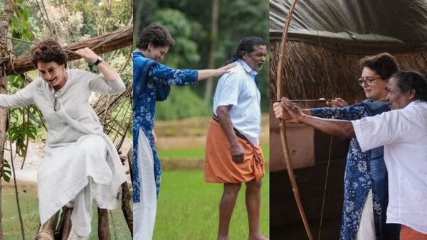 வில்லு விட்ட பிரியங்கா.. வியந்த வயநாட்டு பழங்குடி மக்கள்.. டேஞ்சர் காட்டில் கயிற்றை பிடித்து.. சபாஷ்