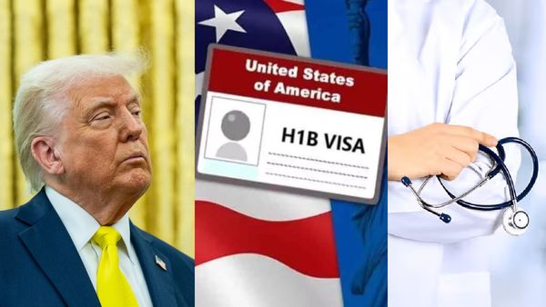 அலறிய அமெரிக்கா.. டிரம்ப் அடித்த அந்தர்பல்டி.. H-1B விசா கட்டணத்தில் டாக்டர்களுக்கு விலக்கு! பின்னணி